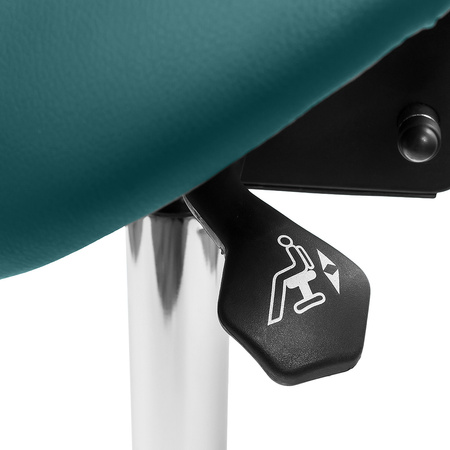 Ergonomisch verstellbarer Hocker SELLA blau