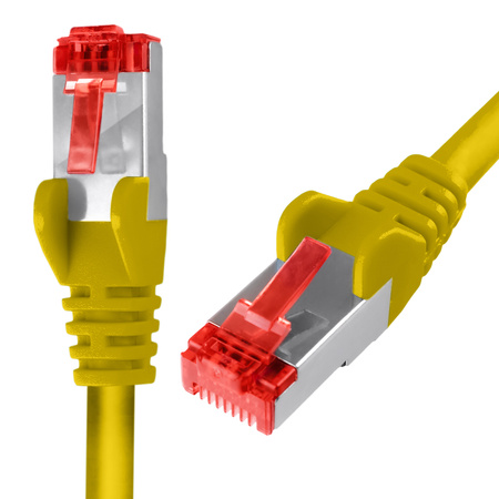 RJ45 CAT 6 S/FTP AWG27 LSZH žltý 25 m kábel