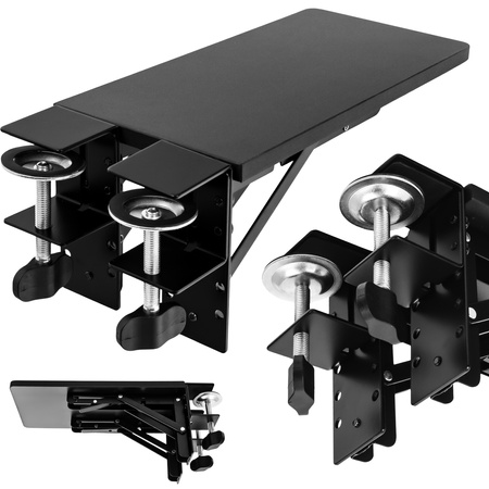 Przystawka biurkowa 30 cm Spacetronik SPB131B czarna