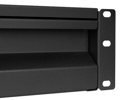 Szuflada do szaf Rack 19'' Spacetronik 2U Czarna