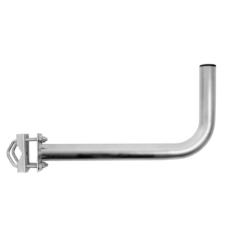 Balcony stand bent L-40cm frontal with cybants