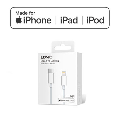 USB-C - Lightning Kabel LDNIO MFI-01