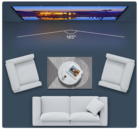 Portable outdoor projection screen 120'' 16:9