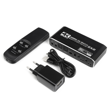 Matice HDMI 2/2 Spacetronik SPH-M222 4K@60Hz