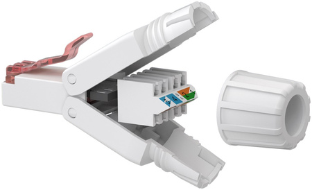 RJ45 8P8C CAT6 UTP krútený sieťový konektor Goobay