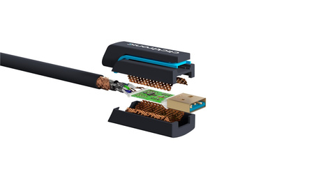 CLICKTRONIC USB 3.0 socket-to-plug extension cable 3m