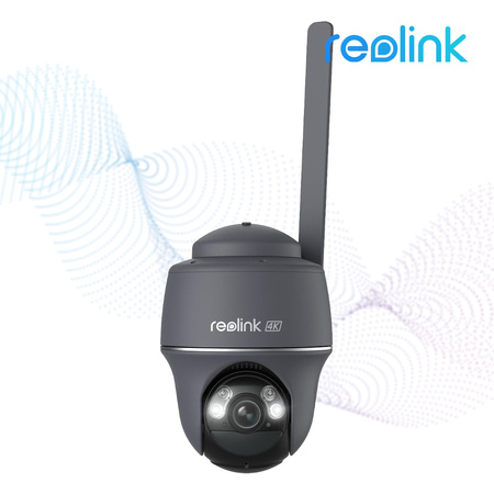 Kamera zewnętrzna LTE Reolink Go PT Ultra 4K szara