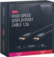 CLICKTRONIC DisplayPort DP - DP 1.2 4K Kabel 10m