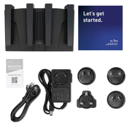 Router WiFi 6 2.5G GL-INET Flint 2 GL-MT6000