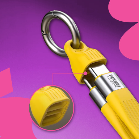 Kabel USB4 Typ-C PD 240W 8K 40Gbps Brelok Y