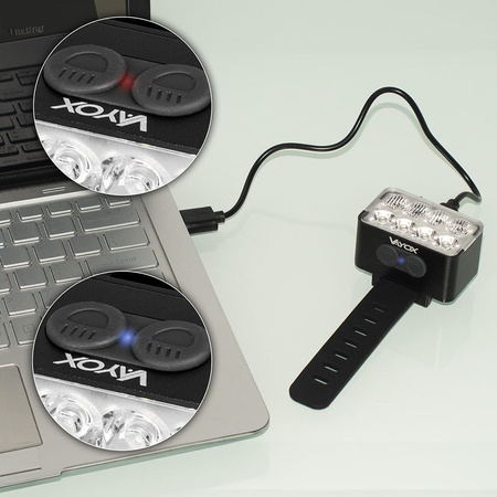 Front bike light 8xLED 900lm VA0151