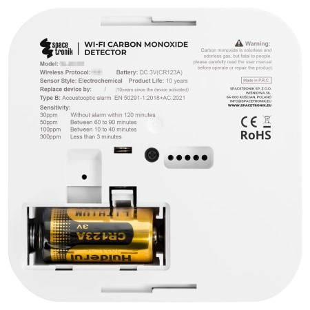 Czujnik 8x dymu gazu czadu Smart Dom SL-DZ-CDG05