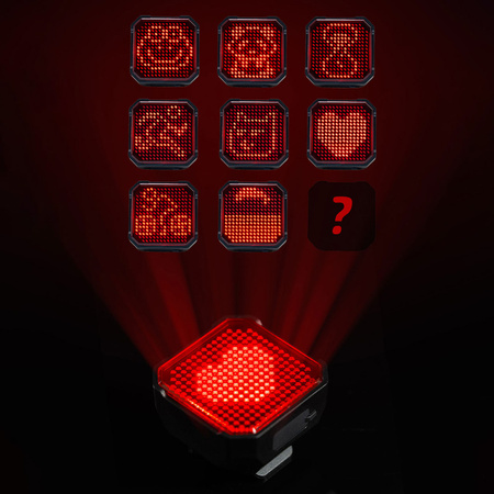 Animácia zadného cyklického svetla Wind and Moon WT28