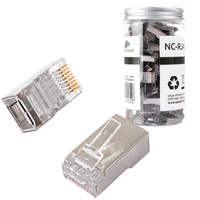 RJ45 Kat. 6 FTP-Steckverbinder NC-RJ456FT-11 100St