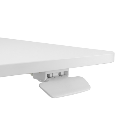 Adjustable table on wheels Buddy 04 white