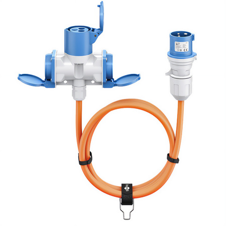 Zástrčka nabíjecího adaptéru pro elektromobily AC 23kW 230V 10A LAPP