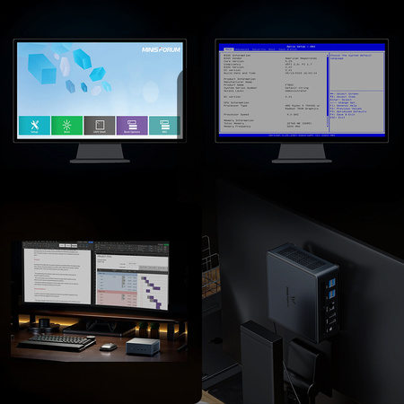 Minisforum PC AMD Ryzen 9 7940HS 0 GB M.2 0TB