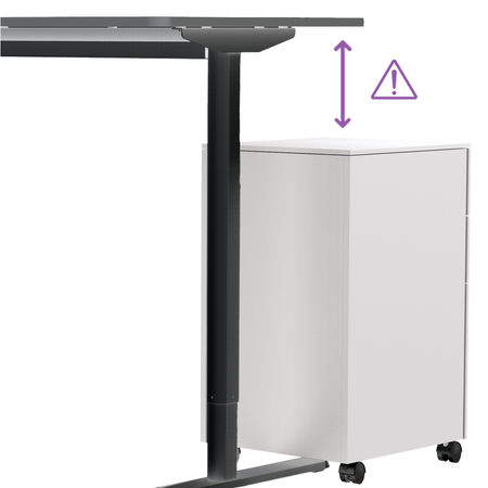 Spacetronik Moris 121BG 120x60 elektrický stůl