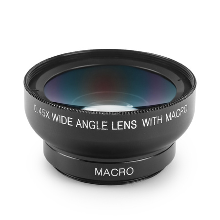 Two phone lenses wide angle x12 macro 0.45