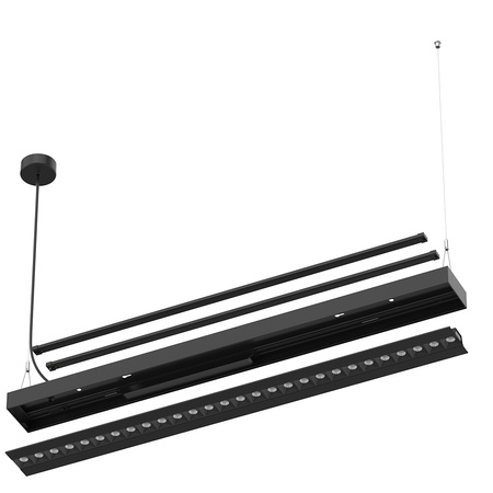 Lampa sufitowa podwieszana LED GLOW D22 Pro Czarna