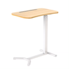Buddy manual height adjustable table white, wood
