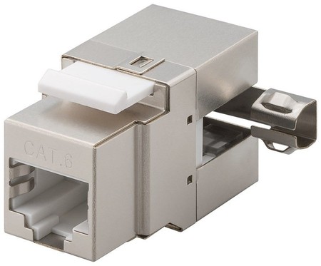 Keystone connector RJ45 CAT 6 STP 250MHz 90-st.