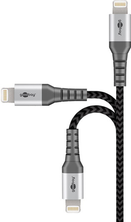 USB 2.0 - Apple Lightning Kabel Goobay TEXTIL 2m