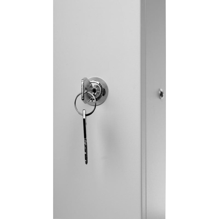 Szafa RACK 10'' 6U 300x300mm SZARA Drzwi stalowe