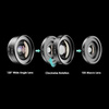 Two phone lenses wide angle 120 macro 10x