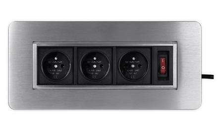 Spacetronik SPS-O33S countertop swivel socket