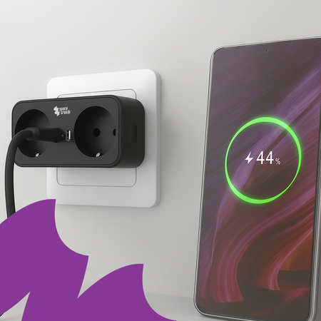 Listwa zasilająca 2xAC 1xUSB 1xUSB-C SPS-PS01W