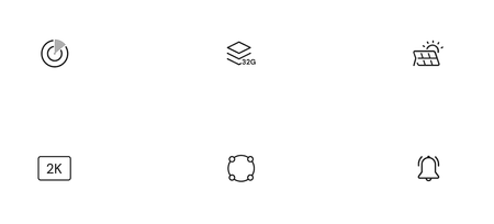 Set of 2 Tuya Aosu SL-C7P-2H Solar Cameras