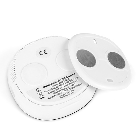 Bezprzewodowy czujnik CO2 z LED Tuya SL-DC02 3w1