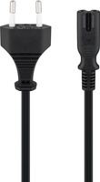 C7 Goobay eight power cable black 18m