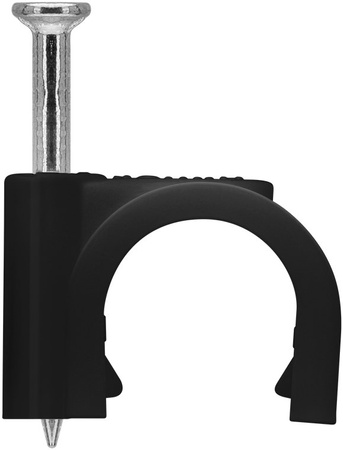 Držák kabelu Flop kulatý černý Goobay 100x 14mm