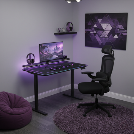 Spacetronik SPE-124B electric desk stand