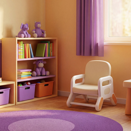 Fotel dziecięcy Spacetronik XD SPC-XD-22 Kremowy