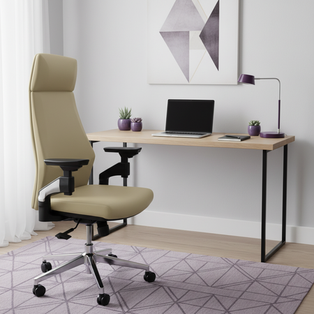 Otočné kancelárske kreslo s podrúčkou 4D GUNNAR