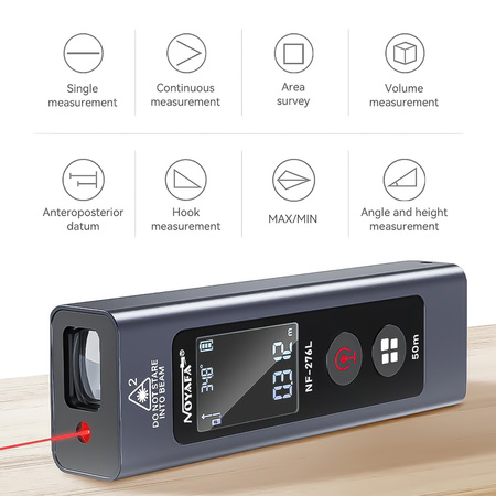 Dalmierz laserowy ręczny do 50m Noyafa NF-276L