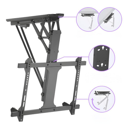 Uchwyt TV 32”-70” elektryczny SPE-T30S Tuya