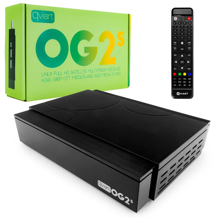 Qviart OG2s LINUX OTT Multistream Sat IPTV H.265