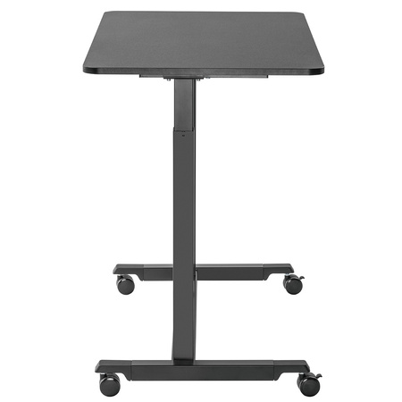 Buddy 04 adjustable table on wheels black