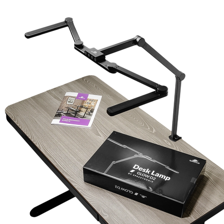 Spacetronik Moris elektrický stôl SPE-O121 120x60, biely rám, svetlá drevená doska