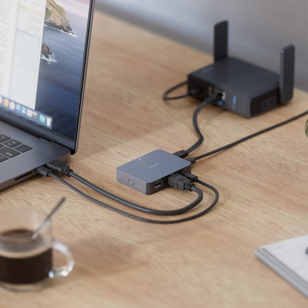 Przełącznik KVM IP HDMI 4K BIOS USB Comet GL-RM1