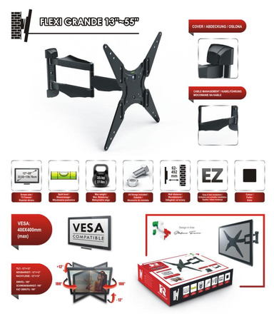 Uchwyt TV regulowany 13-55 cali AX Flexi Grande