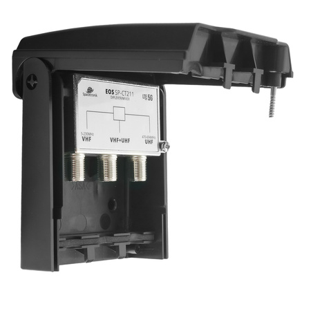 Zestaw antena UHF+VHF H/V diplexer Spacetronik EOS