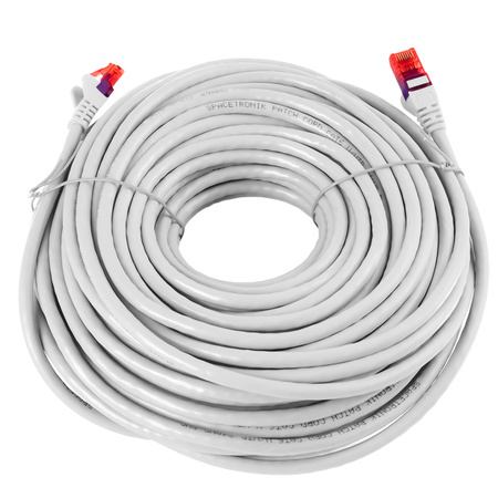 RJ45 CAT 6 U/UTP AWG24 biely 30 m kábel