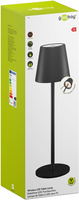 Goobay LED nightstand lamp black