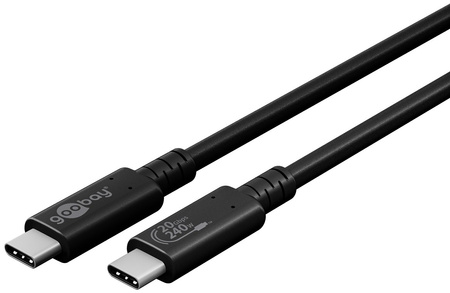 USB-C USB4 Gen 2x2 20 Gbps Kabel 240W Goobay 2m