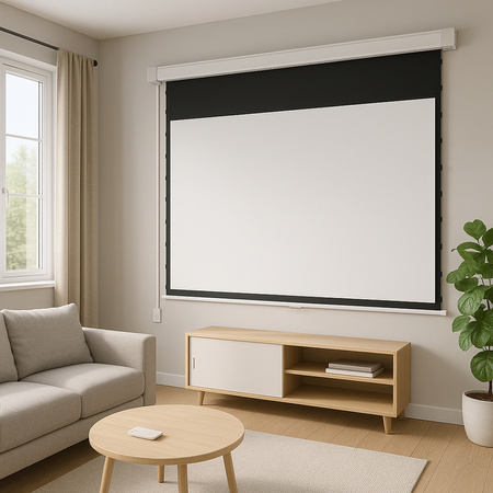 Elektr. ekran projekcyjny napinany ALR 92" 16:9